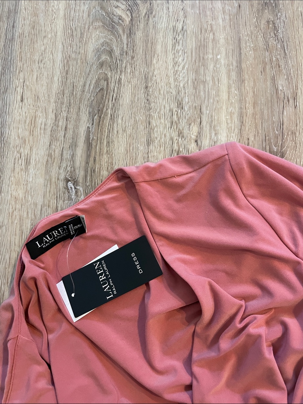 Wrap Front Long Sleeve Maxi Dress in Dusty Rose - Picture 10 of 10